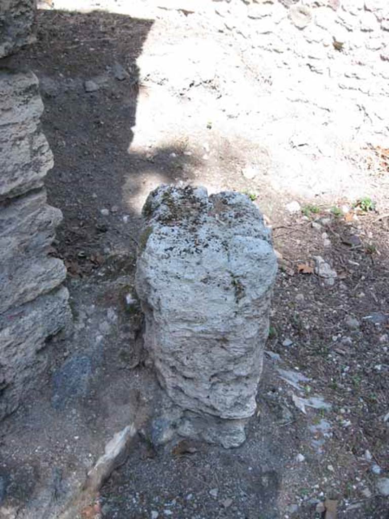 Pompeii. Street altar near I.1.10, looking east. September 2010. Photo courtesy of Drew Baker.