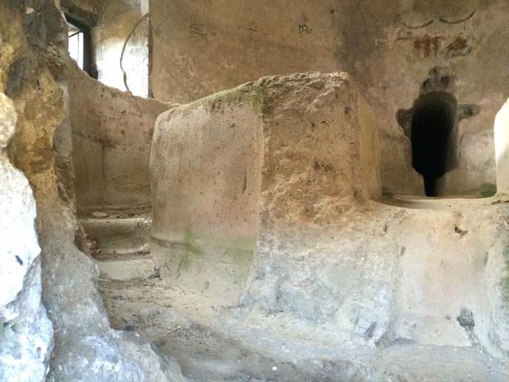 Castellum Aquae Pompeii. April 2015. Looking west along water channel.
Photo courtesy of Sharon M. Wolf.
