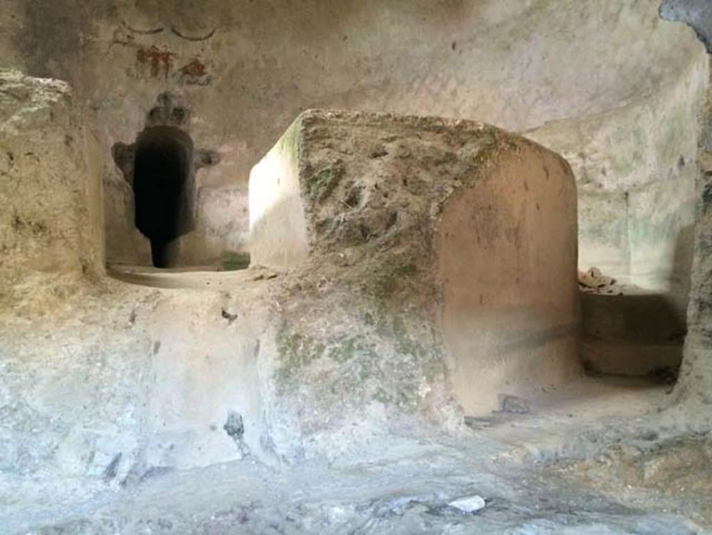 Castellum Aquae Pompeii. April 2015. Looking east along water channel.
Photo courtesy of Sharon M. Wolf.
