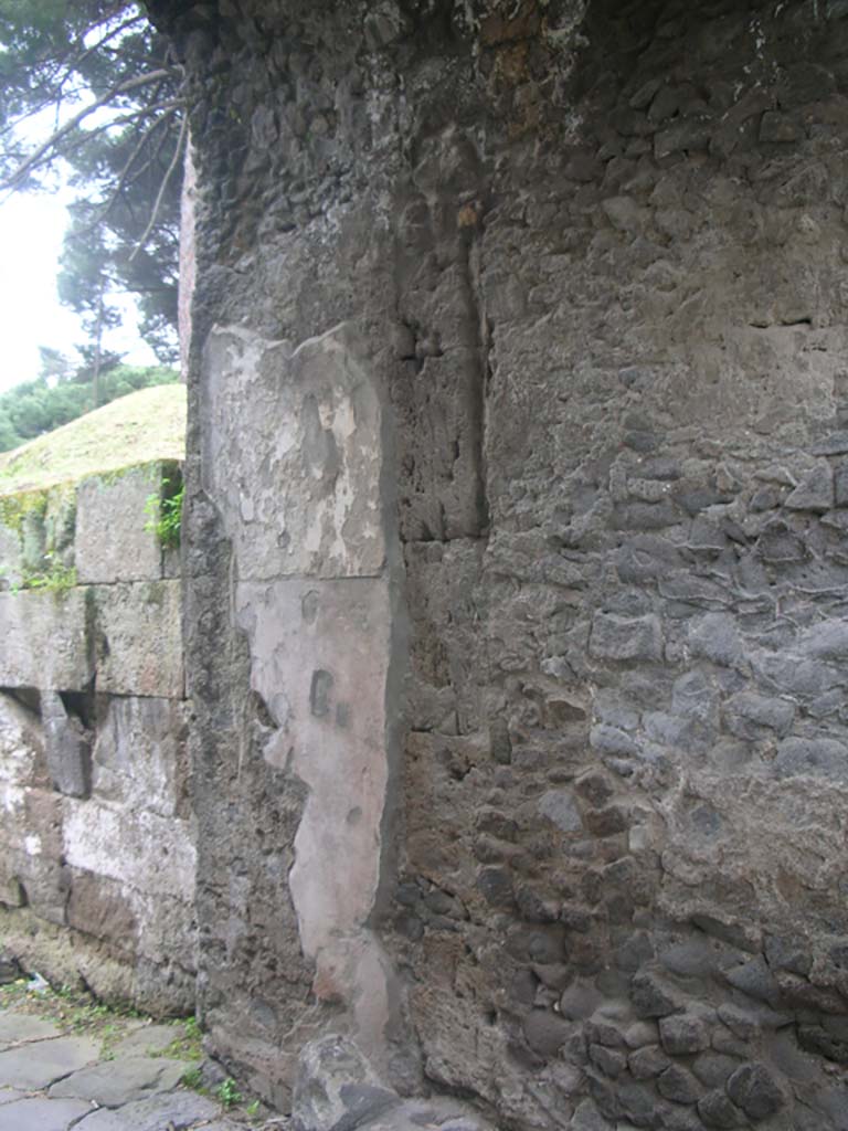 Nola Gate, Pompeii. May 2010. Detail from south side of Gate. Photo courtesy of Ivo van der Graaff.