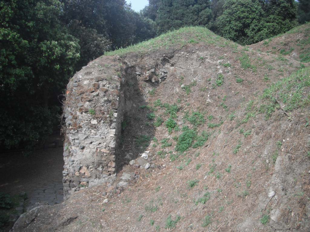 Nola Gate, Pompeii. May 2011. Detail from upper south side at east end. Photo courtesy of Ivo van der Graaff.