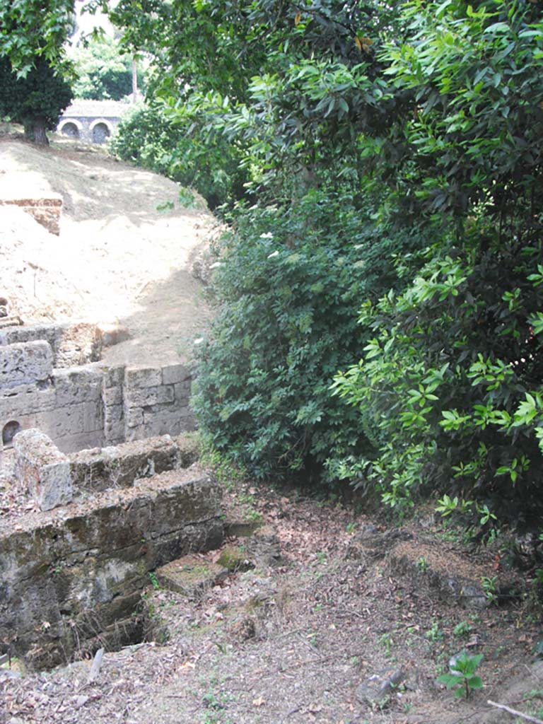 Porta Stabia, Pompeii. May 2011. 
Upper west side of gate, looking south-east, continuation. Photo courtesy of Ivo van der Graaff.

