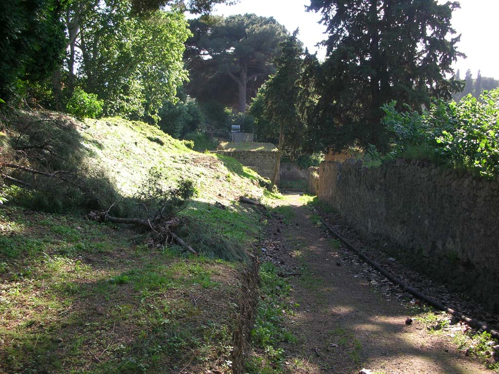 Porta Stabia, Pompeii. May 2010. Looking west towards east side of gate, with I.1/I.5, on right. Photo courtesy of Ivo van der Graaff.

.