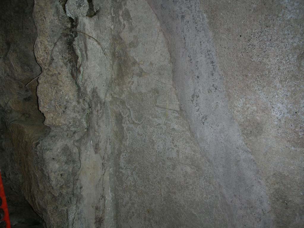 Porta Stabia, Pompeii. May 2010. Detail of plaster from east wall at north end. Photo courtesy of Ivo van der Graaff.

