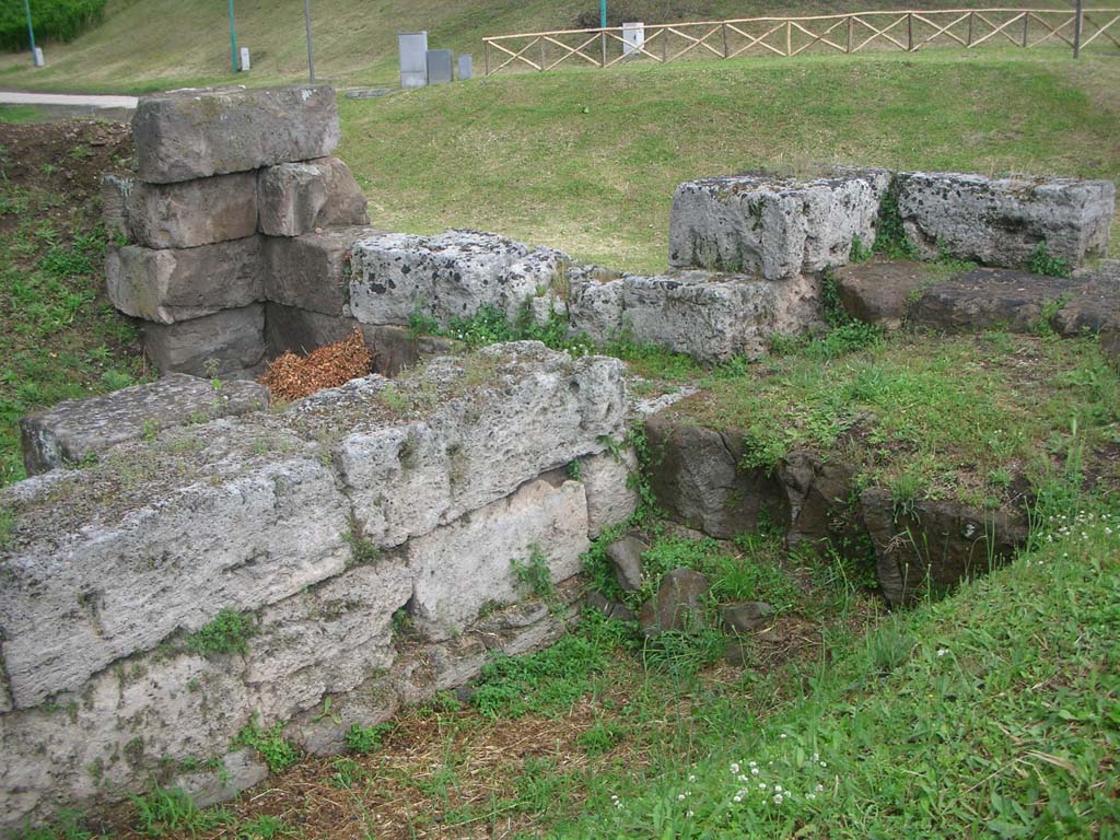 Vesuvian Gate, Pompeii. May 2010. Looking north-east across upper area. Photo courtesy of Ivo van der Graaff.