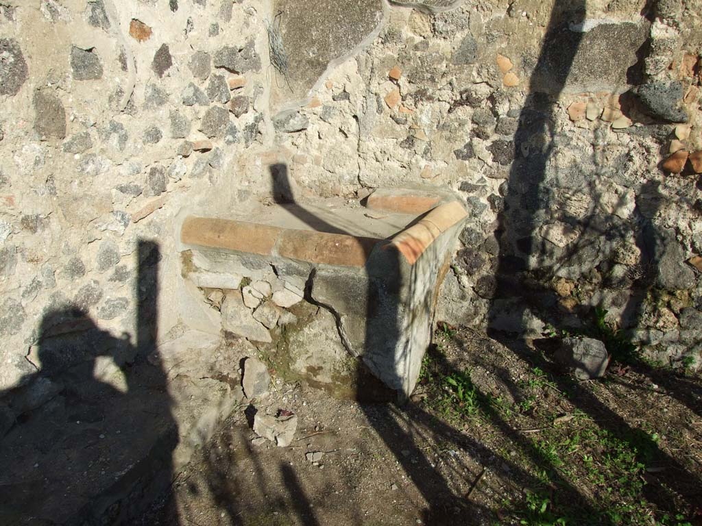 I.20.1 Pompeii. December 2006. Lararium altar in north-east corner.