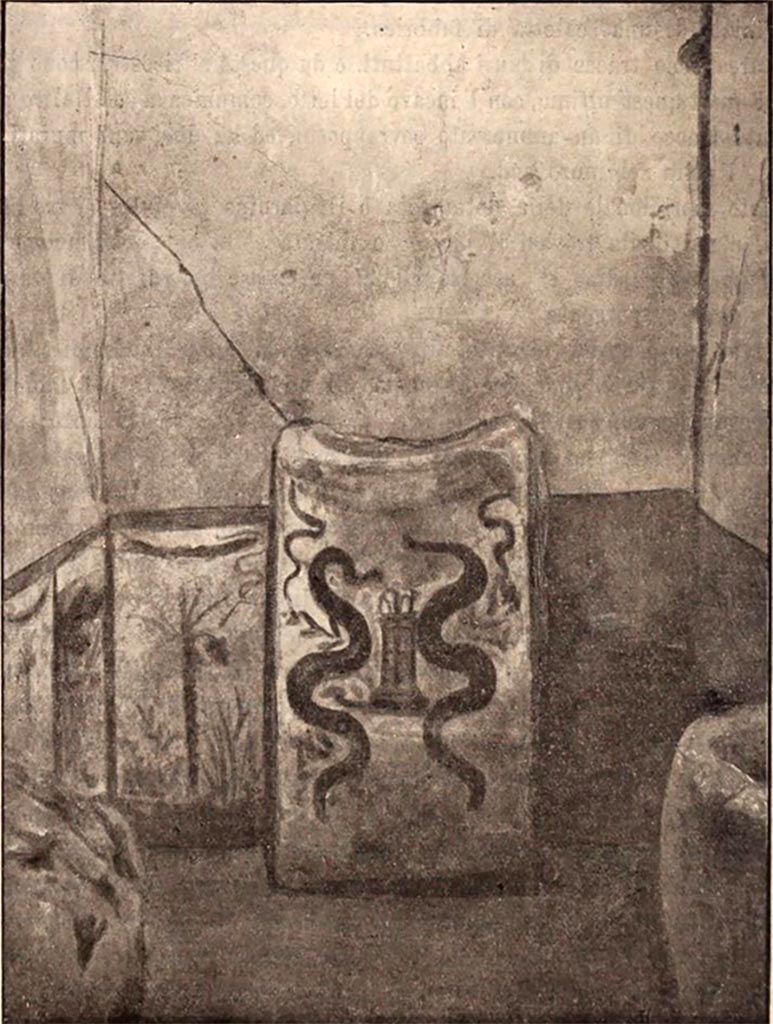 VI.15.18 Pompeii.1897. Sacellum, with altar.
See Notizie degli Scavi di Antichità, 1897, p.464, fig. 3.
