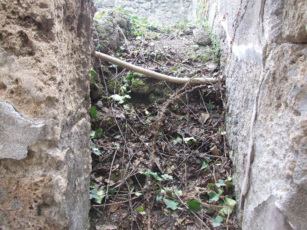 I.2.10 Pompeii. December 2006. Steps to upper floor on south side of corridor, and above cupboard.

