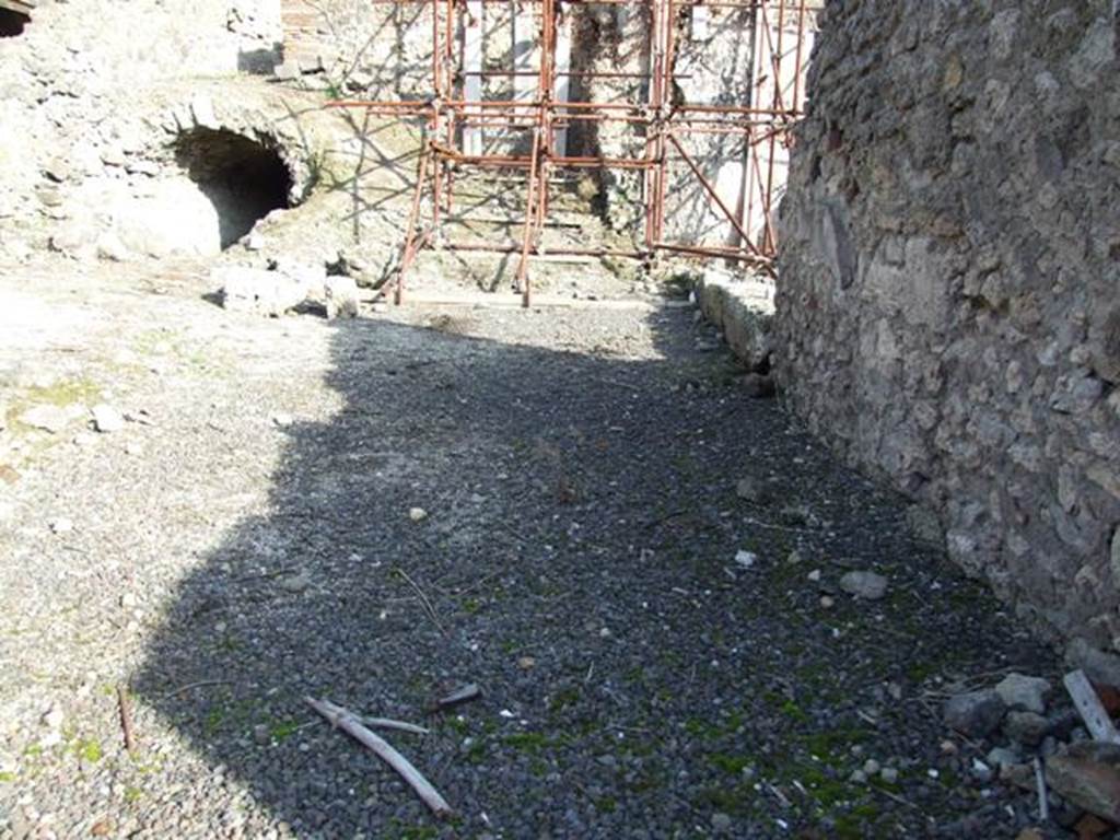 I.2.12 Pompeii. December 2007. Looking east into area of rear room.