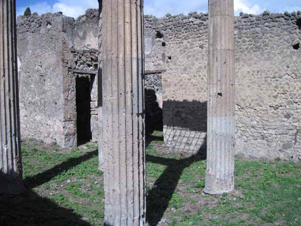 I.2.28 Pompeii. September 2010. Looking towards east wall and north-east corner of atrium. Photo courtesy of Drew Baker.
