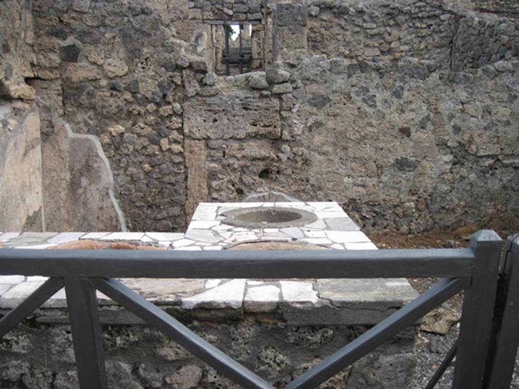 I.3.2 Pompeii. September 2010. Looking east across counter, from entrance doorway on Via Stabiana. Photo courtesy of Drew Baker.