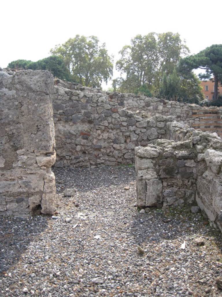 I.3.3 Pompeii. September 2010. Looking south to doorway to room in south-western corner of atrium.  Photo courtesy of Drew Baker.
