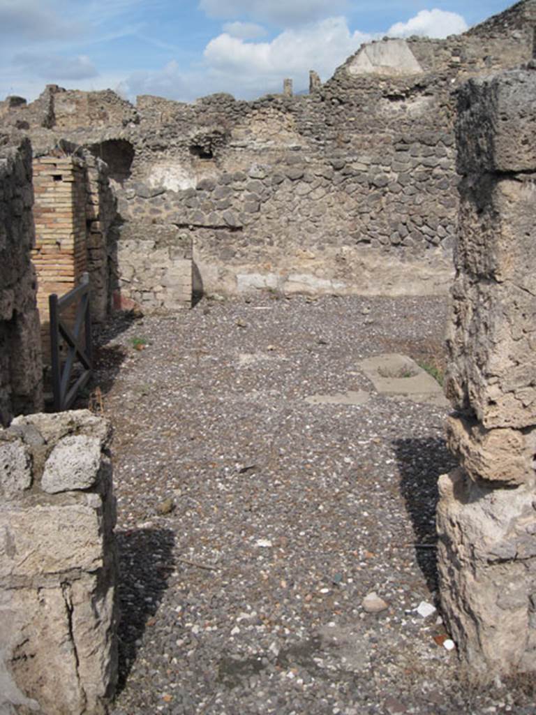 I.3.3 Pompeii. September 2010.  Looking north across atrium through doorway from room in south-western corner of atrium.  Photo courtesy of Drew Baker.
