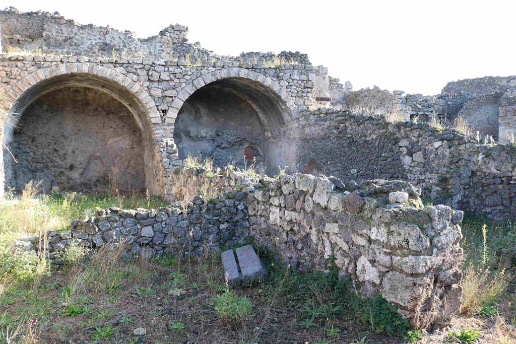 I.3.6 Pompeii. December 2018. Looking south-east from entrance room towards I.3.5, on right. Photo courtesy of Aude Durand.