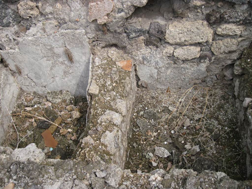 I.3.10 Pompeii. September 2010. Looking east across tubs near east wall. Photo courtesy of Drew Baker.