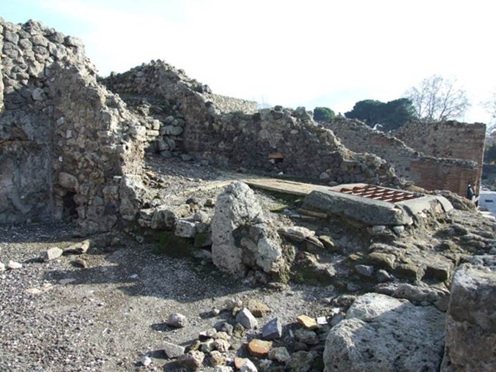 I.3.11 Pompeii.  December 2007. South wall and room on south side.