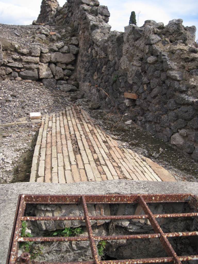 I.3.11 Pompeii. September 2010. Looking east along the Sarno Canal course at south of property. Photo courtesy of Drew Baker
