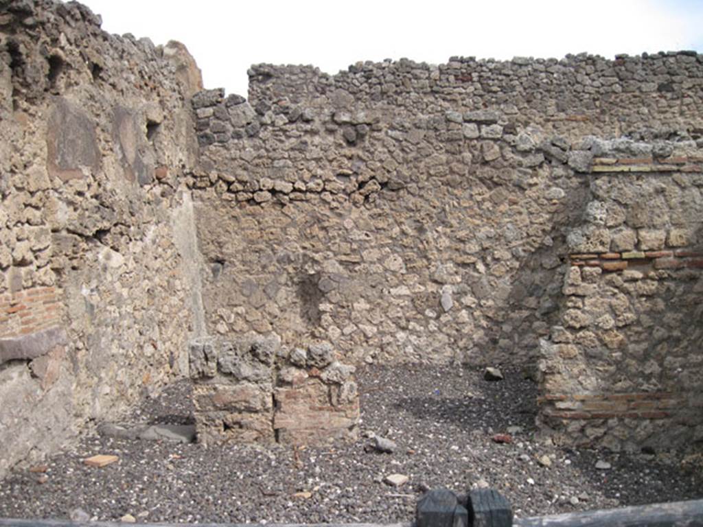 I.3.12 Pompeii. September 2010. Looking east from entrance doorway. Photo courtesy of Drew Baker.