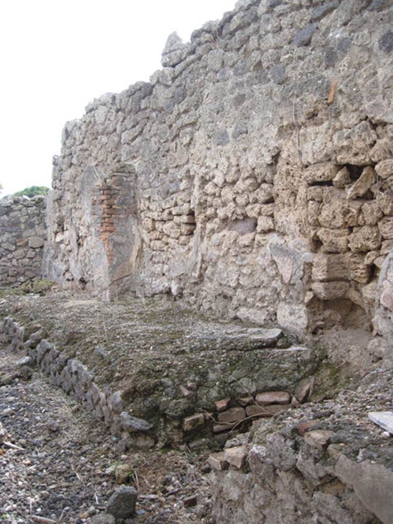 I.3.16 Pompeii. September 2010. Looking towards the west wall and south-west corner. Photo courtesy of Drew Baker.