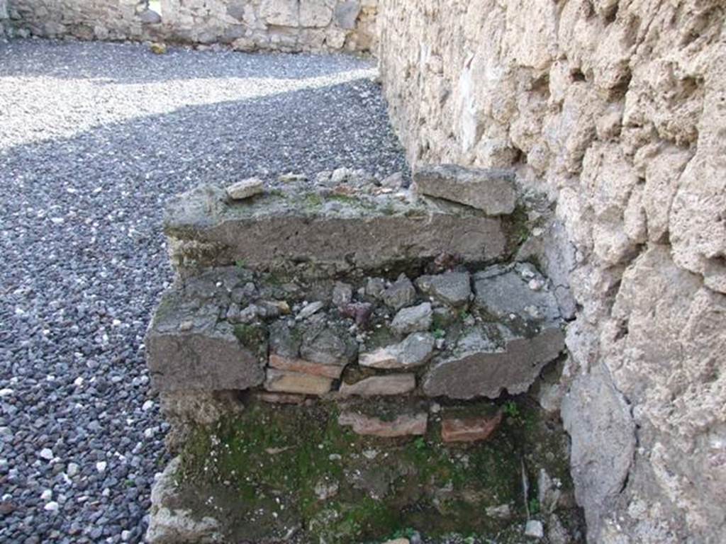 I.3.21 Pompeii. December 2007. Remains of staircase.