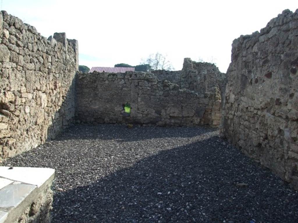 I.3.22 Pompeii. December 2007. Looking south, the doorway in south-west corner links to I.3.20.
