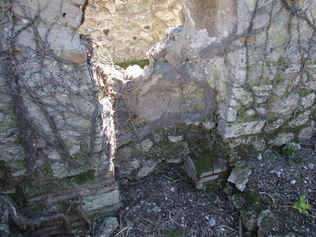 I.3.30 Pompeii. March 2009. Room 1, latrine against south wall.