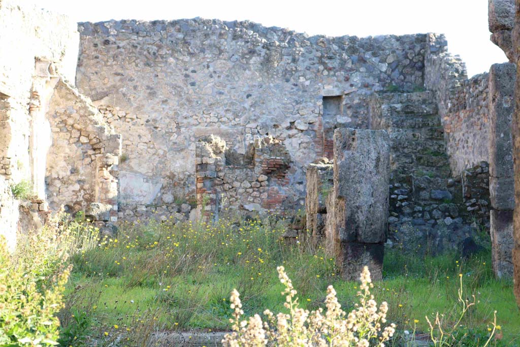 I.4.2 Pompeii. December 2018. Looking east across atrium towards area of tablinum and oecus. Photo courtesy of Aude Durand.