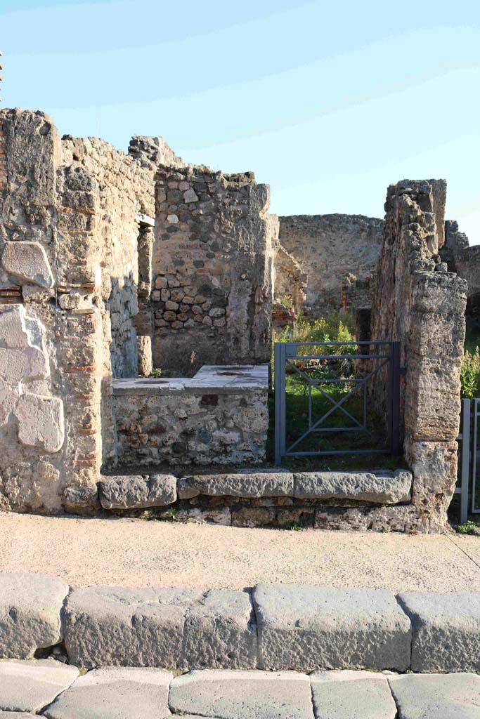 I.4.3 Pompeii. December 2018. Looking east to entrance on Via Stabiana. Photo courtesy of Aude Durand.