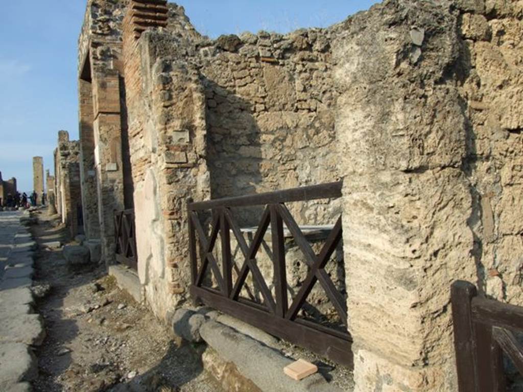 I.4.3 Pompeii. December 2007. Entrance on Via Stabiana. Looking north.