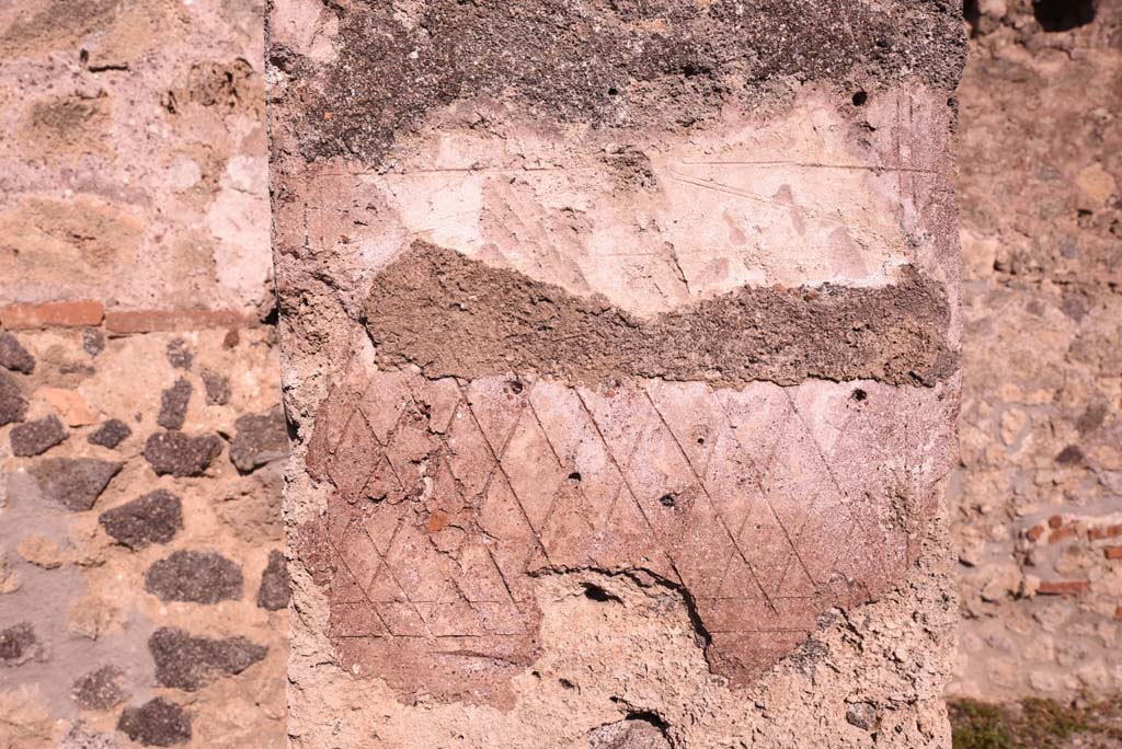 I.4.12 Pompeii. October 2019. Area g, detail, looking east.
Foto Tobias Busen, ERC Grant 681269 DCOR.
