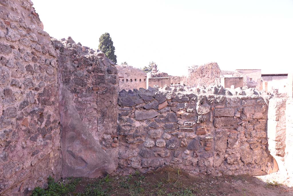 I.4.12 Pompeii. October 2019. Room d, west wall.
Foto Tobias Busen, ERC Grant 681269 DCOR.
