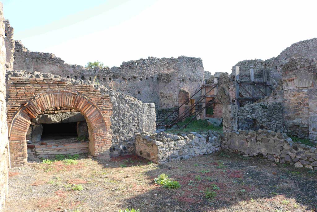 I.4.13 Pompeii. December 2018. Looking south-east towards other oven in I.4.12. Photo courtesy of Aude Durand.