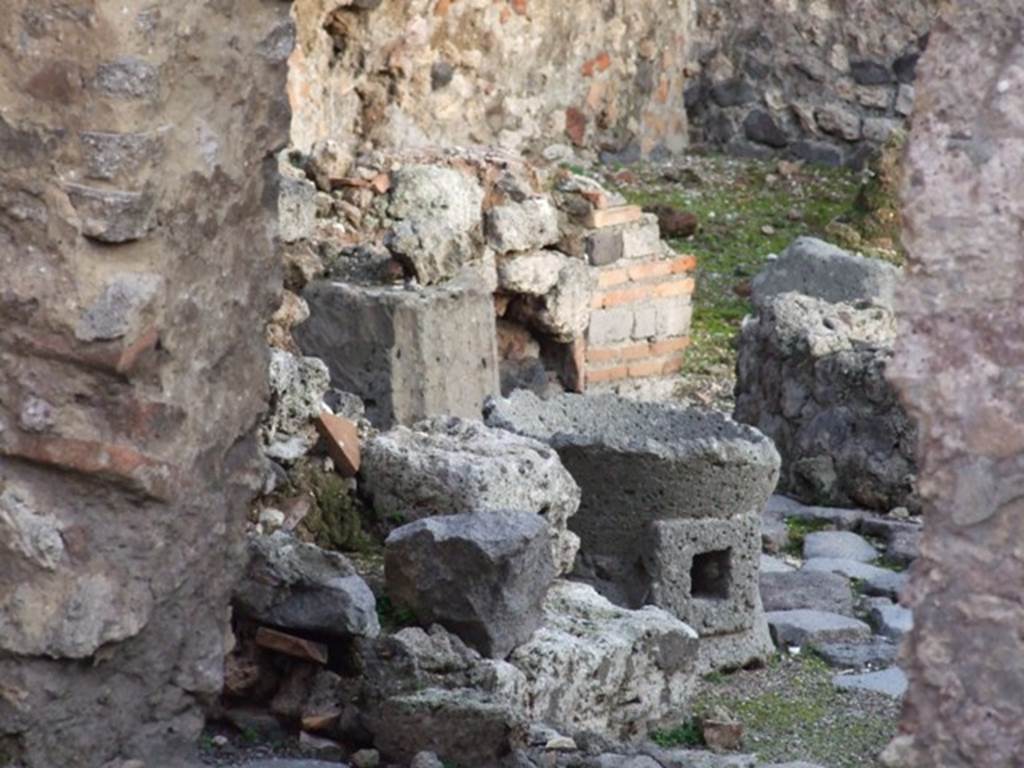 I.4.17 Pompeii. December 2007. Looking through doorway into I.4.12.