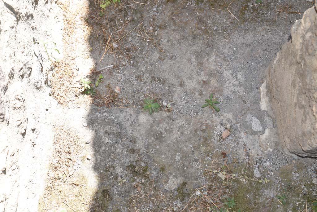 I.4.25/I.4.5 Pompeii. September 2020. Doorway threshold in Corridor 13A, or unnumbered corridor, looking south. 
Foto Tobias Busen, ERC Grant 681269 DCOR.
