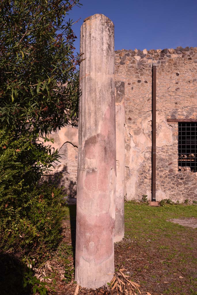 I.4.25 Pompeii. October 2019. Upper Peristyle 56, looking north along east portico.
Foto Tobias Busen, ERC Grant 681269 DÉCOR.
