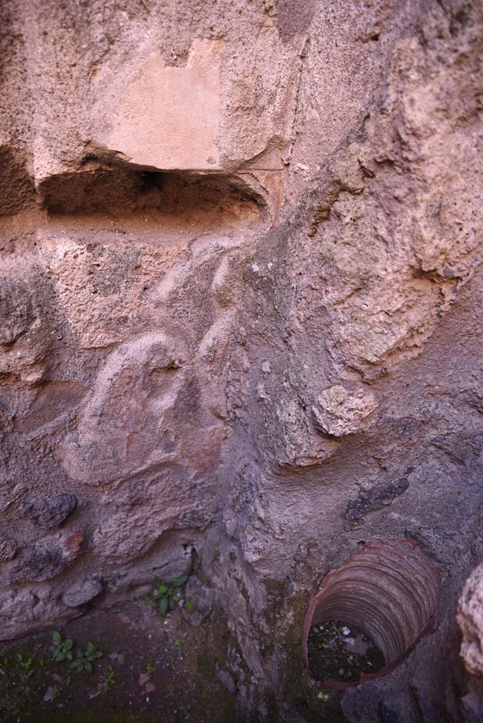 I.4.26 Pompeii. October 2019. Detail of south-west corner.
Foto Tobias Busen, ERC Grant 681269 DCOR.
