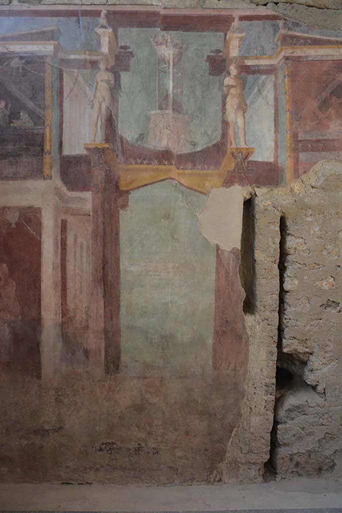 I.6.2 Pompeii. December 2018. Detail from upper centre of north wall. Photo courtesy of Aude Durand.