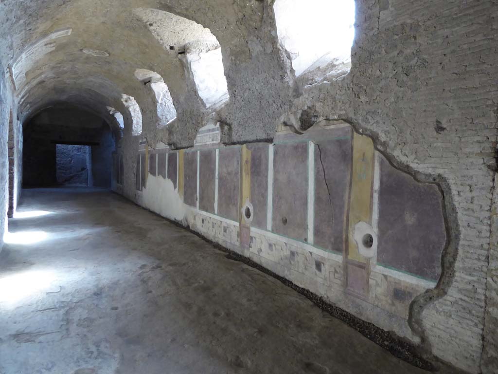 I.6.2 Pompeii. September 2019. Looking west along north side of north wing of cryptoporticus. Photo courtesy of Klaus Heese.