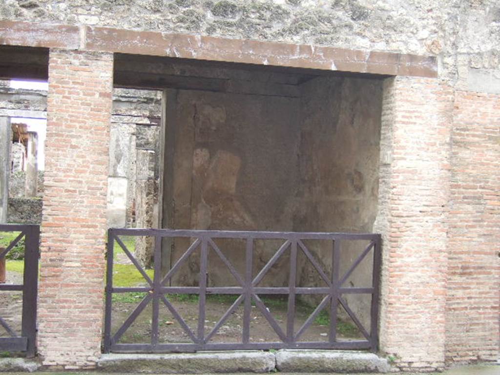 I.6.9 Pompeii. October 2020. Looking south-east towards shop-room at I.6.8, from I.6.9. Photo courtesy of Klaus Heese.