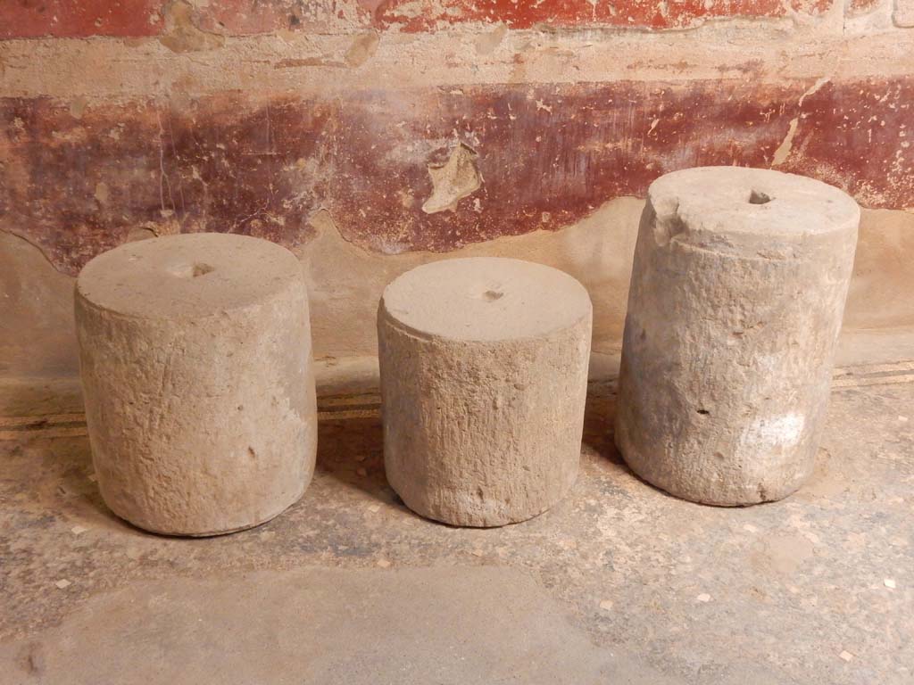 I.6.15 Pompeii. June 2019. Room 4, near west wall of atrium. Photo courtesy of Buzz Ferebee.

