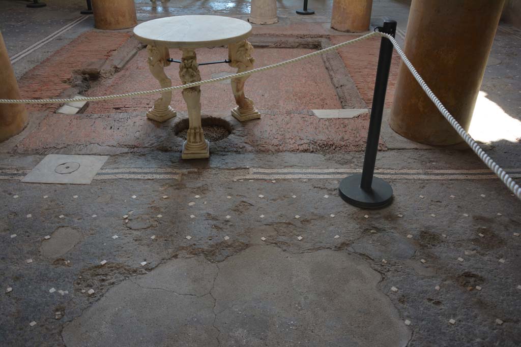 I.6.15 Pompeii. October 2019. Room 4, looking north-west towards marble table.        
Foto Annette Haug, ERC Grant 681269 DCOR
