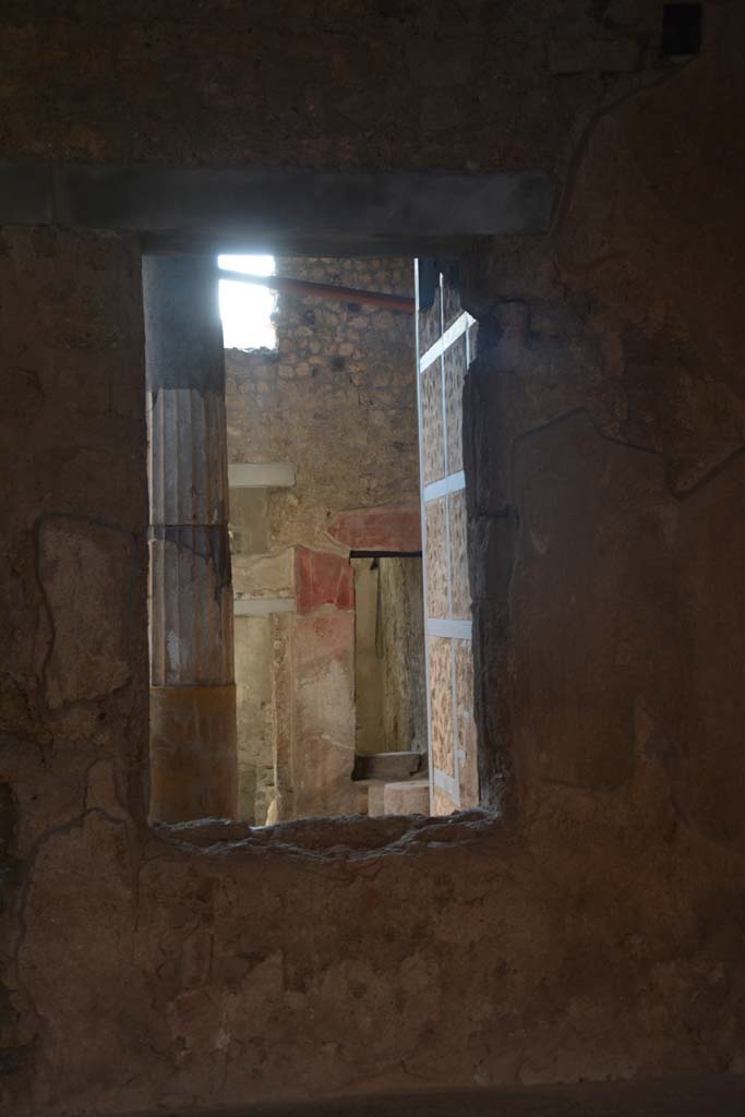 I.6.15 Pompeii. March 2019. Room 6, looking towards west wall of tablinum. 
Foto Annette Haug, ERC Grant 681269 DCOR
