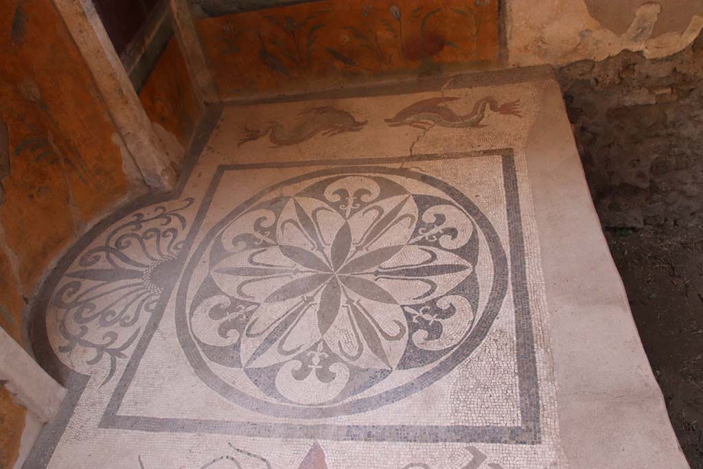 I.6.16 Pompeii. September 2019. Looking east across mosaic flooring. Photo courtesy of Klaus Heese.

