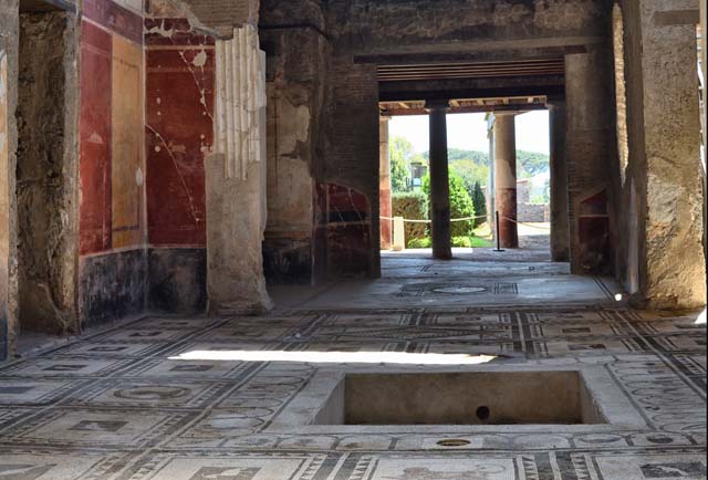 I.7.1 Pompeii. October 2019. Looking south-east across impluvium in atrium
Foto Annette Haug, ERC Grant 681269 DCOR.


