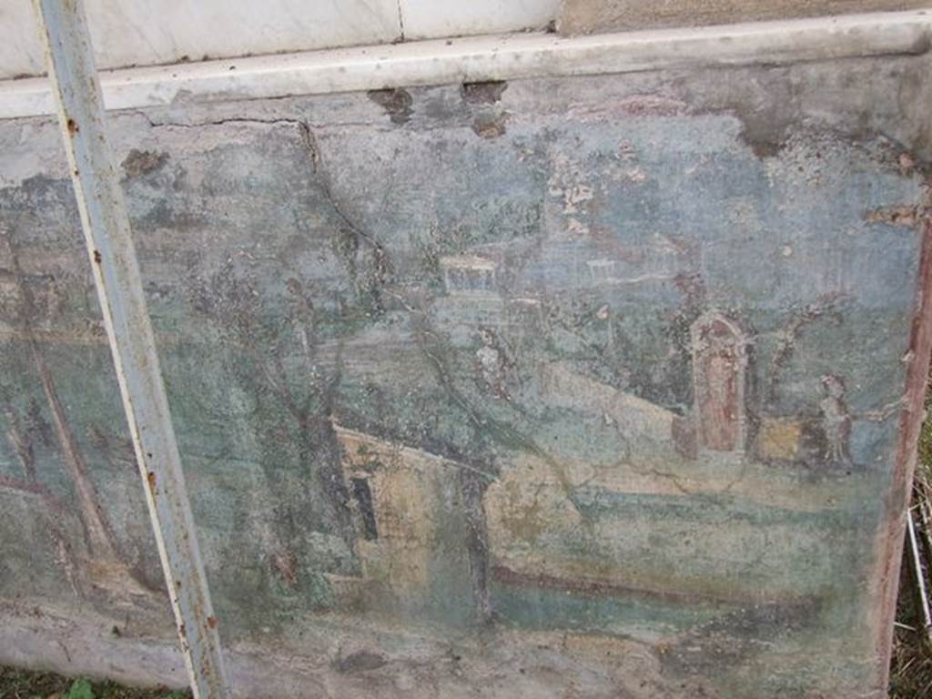 I.7.12 Pompeii. December 2006. Painted panel on inside of summer triclinium.