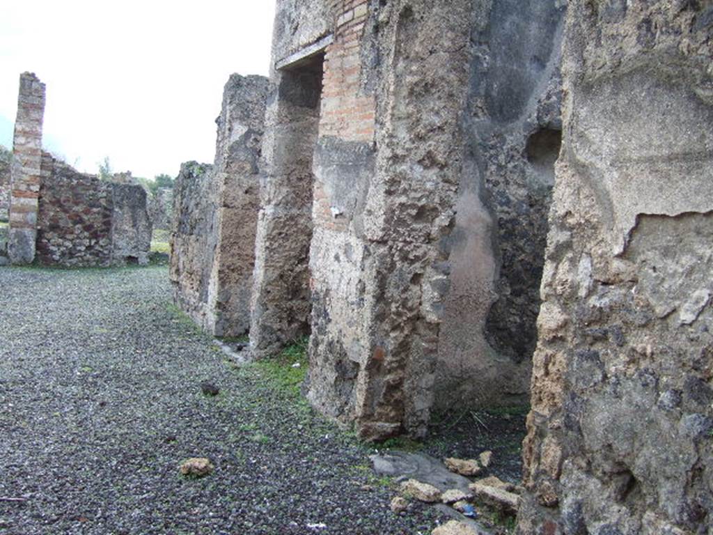 I.8.2 Pompeii. December 2005. Rooms on west side of atrium.