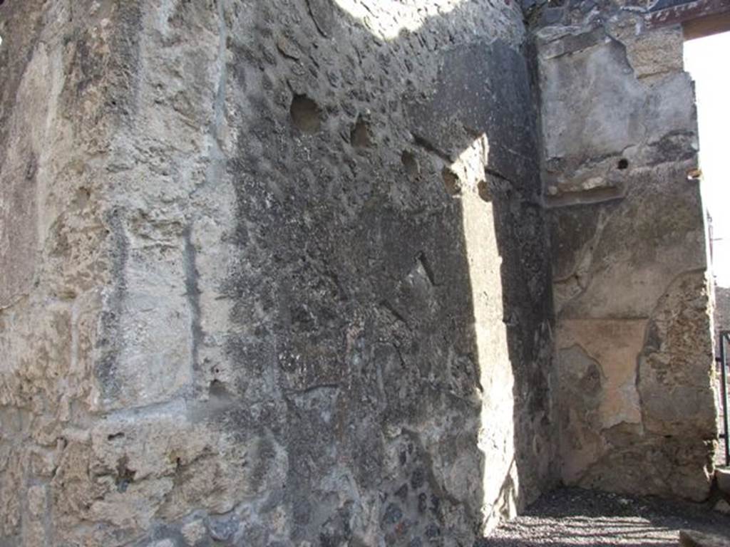 I.8.3 Pompeii. December 2007. East wall.