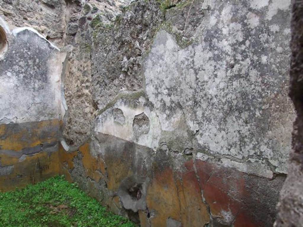 I.8.14 Pompeii. December 2007. Room 2, south wall of cubiculum on east side of atrium.