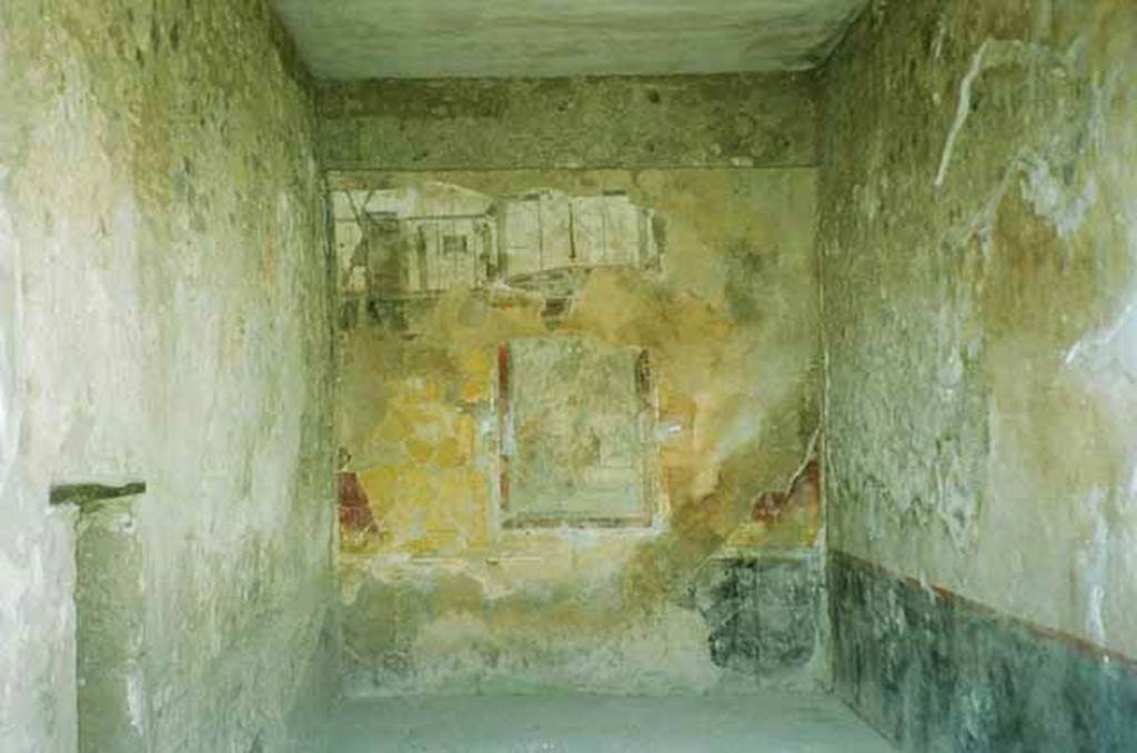 I.8.17 Pompeii. December 2007. Room 18, west wall.