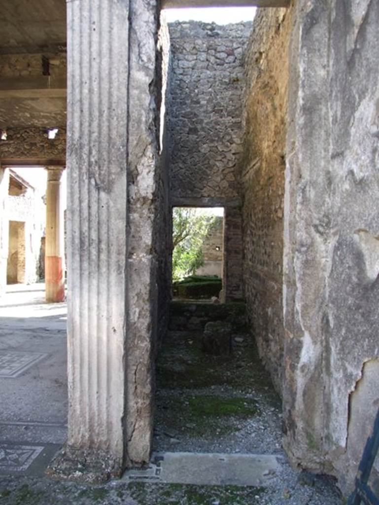 I.9.5 Pompeii. March 2009. Room 9.  Room with steps to upper floor.